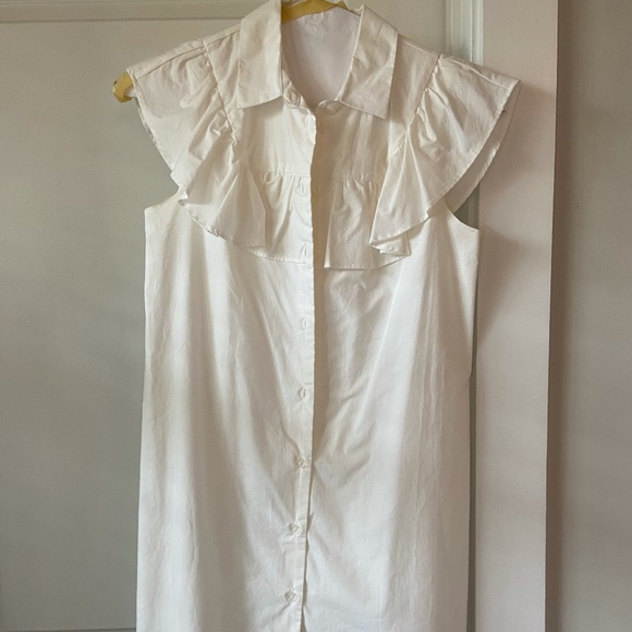 Who What Wear White Shirt Dress - Picture 2 of 3